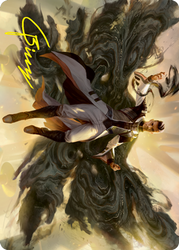 Arrogant Poet Art Card (Gold-Stamped Signature) [Strixhaven: School of Mages Art Series] (ASTX 7)