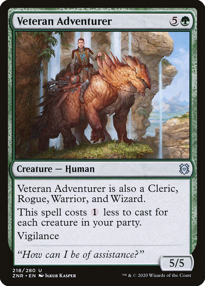 Veteran Adventurer [Zendikar Rising] (ZNR 218)