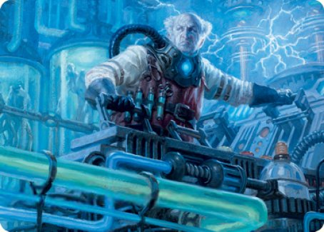 Ludevic, Necrogenius Art Card [Innistrad: Midnight Hunt Art Series] (AMID 65)