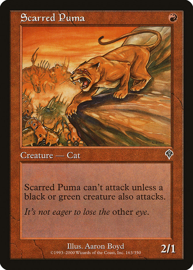 Scarred Puma [Invasion] (INV 163)