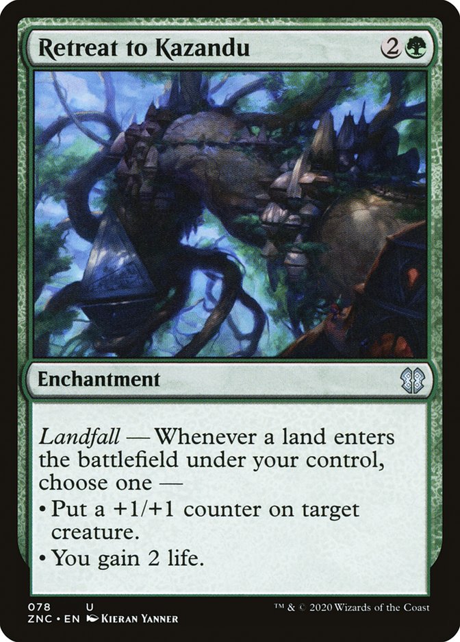 Retreat to Kazandu [Zendikar Rising Commander] (ZNC 78)
