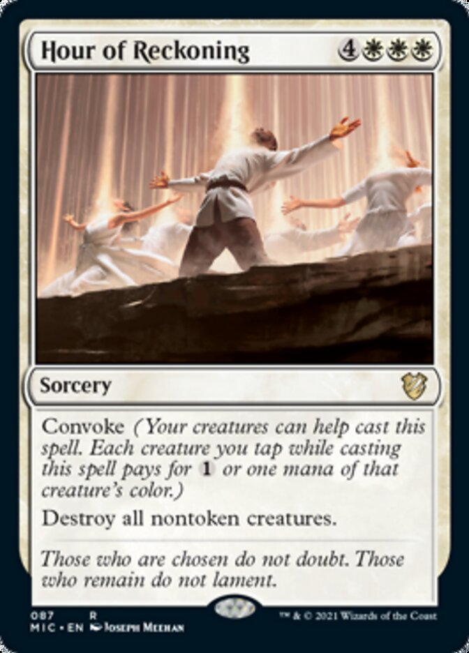 Hour of Reckoning [Innistrad: Midnight Hunt Commander] (MIC 87)