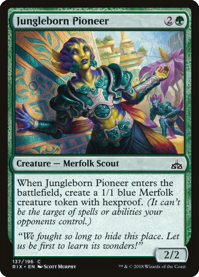Jungleborn Pioneer [Rivals of Ixalan] (RIX 137)