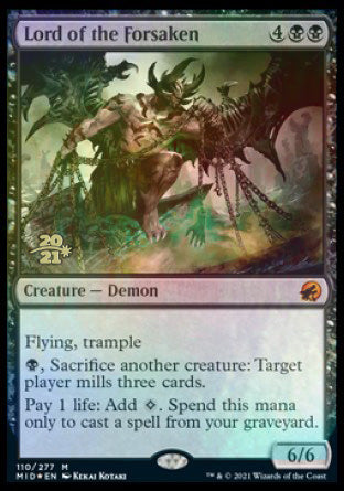 Lord of the Forsaken [Innistrad: Midnight Hunt Prerelease Promos] (PMID 110)