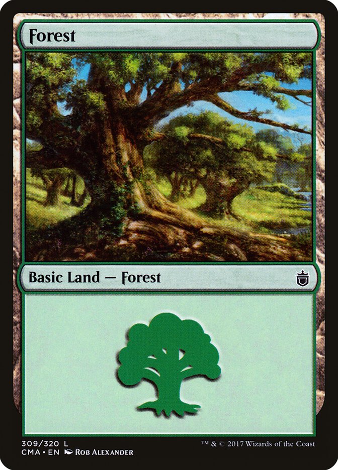 Forest (#309) [Commander Anthology] (CMA 309)