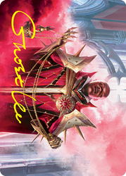 Markov Purifier Art Card (Gold-Stamped Signature) [Innistrad: Crimson Vow Art Series] (AVOW 62)