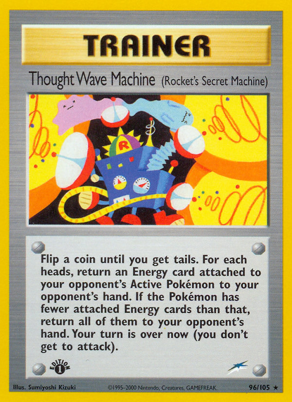 Thought Wave Machine (Rocket's Secret Machine) (96/105) [Neo Destiny 1st Edition]