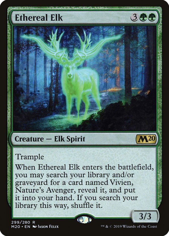 Ethereal Elk [Core Set 2020] (M20 299)