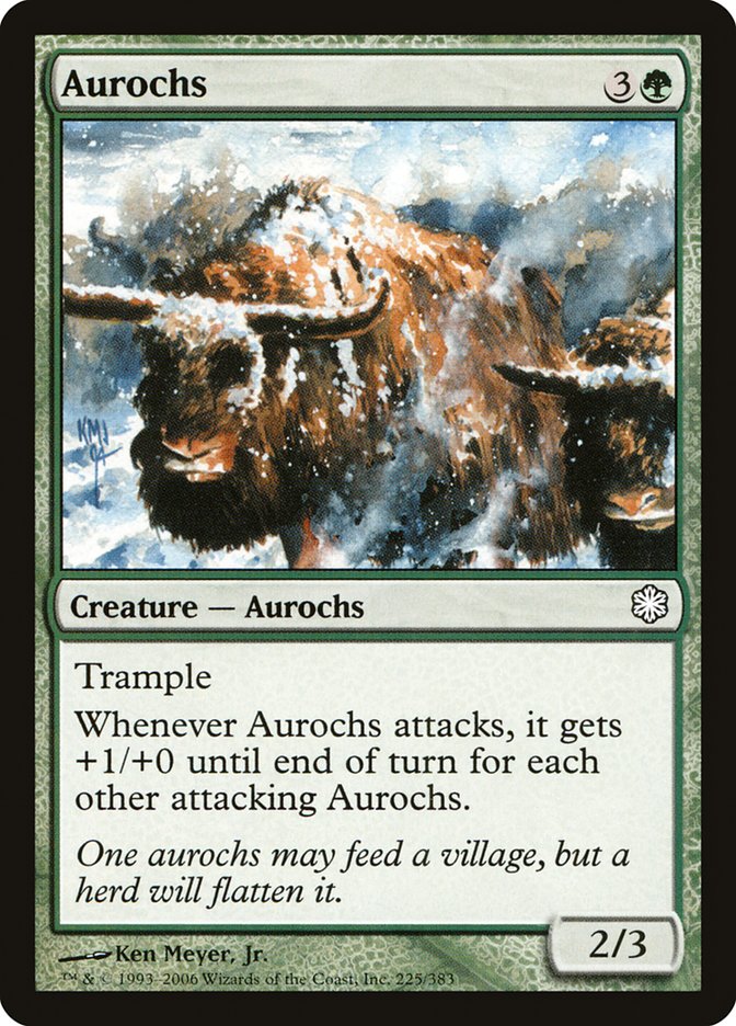 Aurochs [Coldsnap Theme Decks] (CST 225)