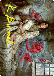 Eruth, Tormented Prophet Art Card (Gold-Stamped Signature) [Innistrad: Crimson Vow Art Series] (AVOW 61)