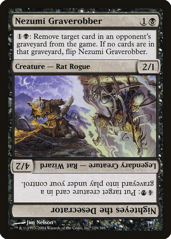 Nezumi Graverobber // Nighteyes the Desecrator [Champions of Kamigawa] (CHK 129)