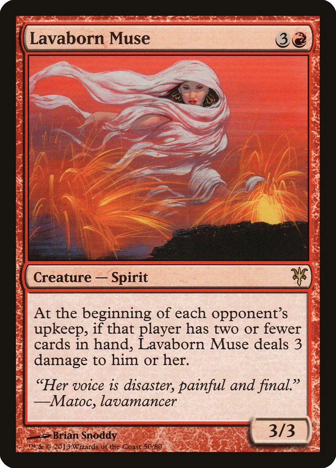 Lavaborn Muse [Duel Decks: Sorin vs. Tibalt] (DDK 50)