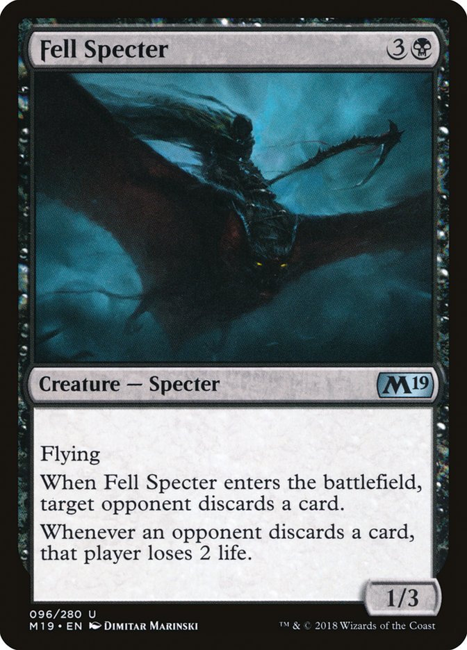 Fell Specter [Core Set 2019] (M19 96)
