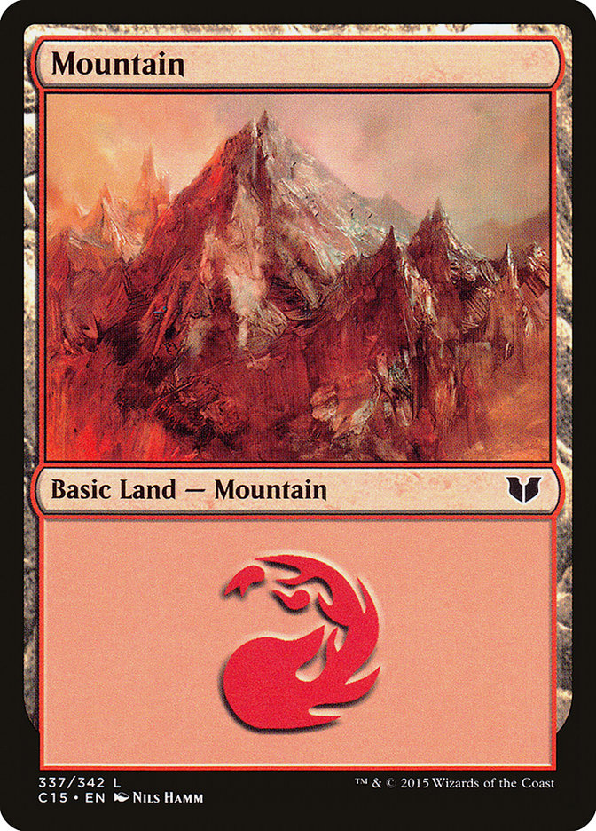 Mountain (#337) [Commander 2015] (C15 337)