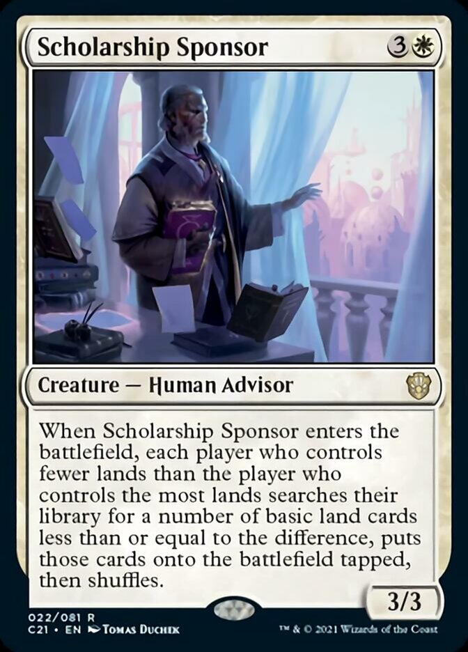 Scholarship Sponsor [Commander 2021] (C21 22)