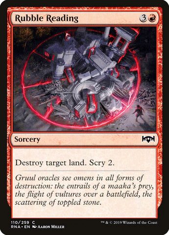 Rubble Reading [Ravnica Allegiance] (RNA 110)