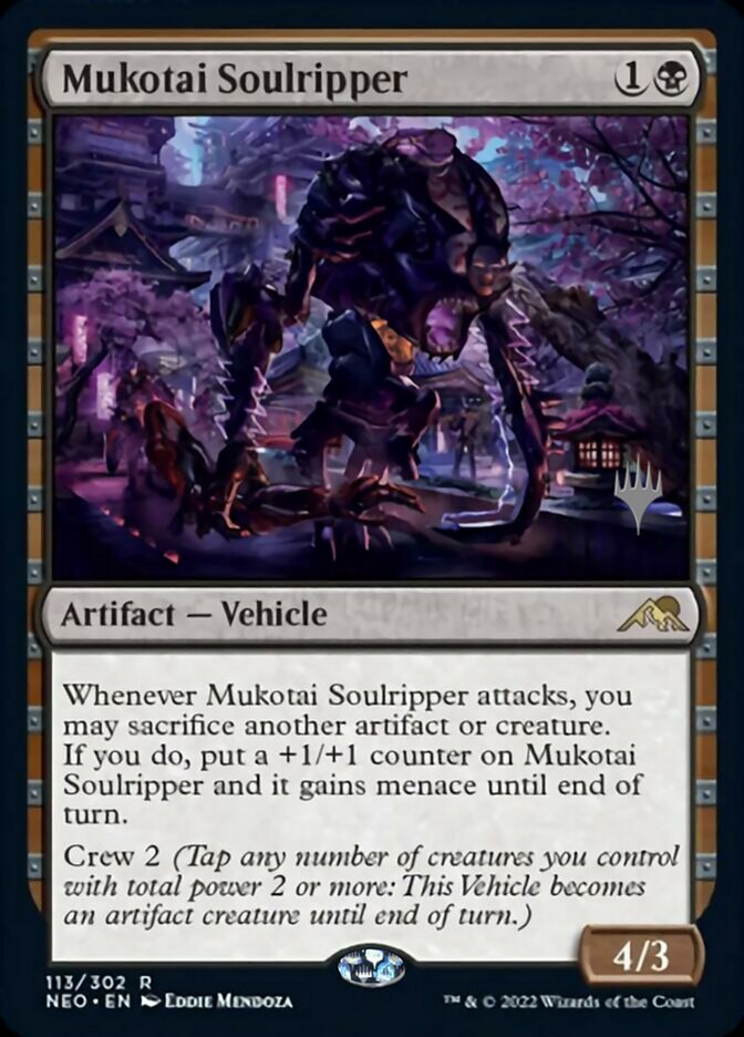 Mukotai Soulripper (Promo Pack) [Kamigawa: Neon Dynasty Promos] (PNEO 113)