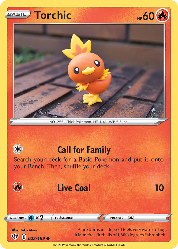 Torchic (22/189) [Sword & Shield: Darkness Ablaze]