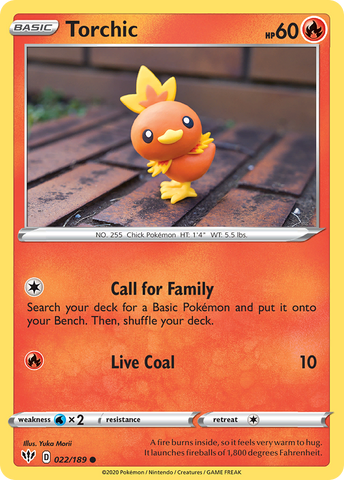 Torchic (22/189) [Sword & Shield: Darkness Ablaze]