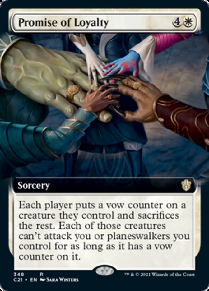 Promise of Loyalty (Extended) [Commander 2021] (C21 348)