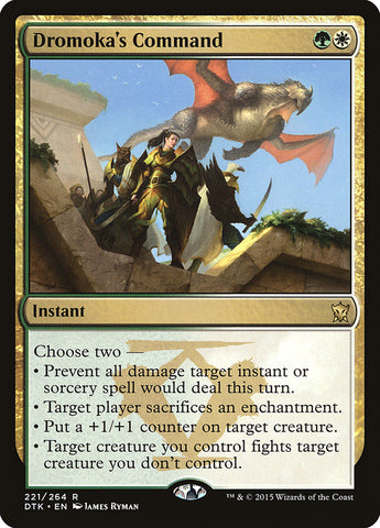 Dromoka's Command [Dragons of Tarkir] (DTK 221)