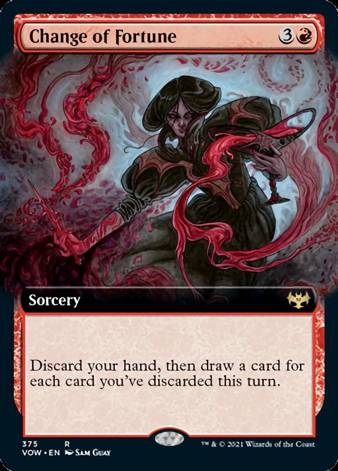 Change of Fortune (Extended) [Innistrad: Crimson Vow] (VOW 375)