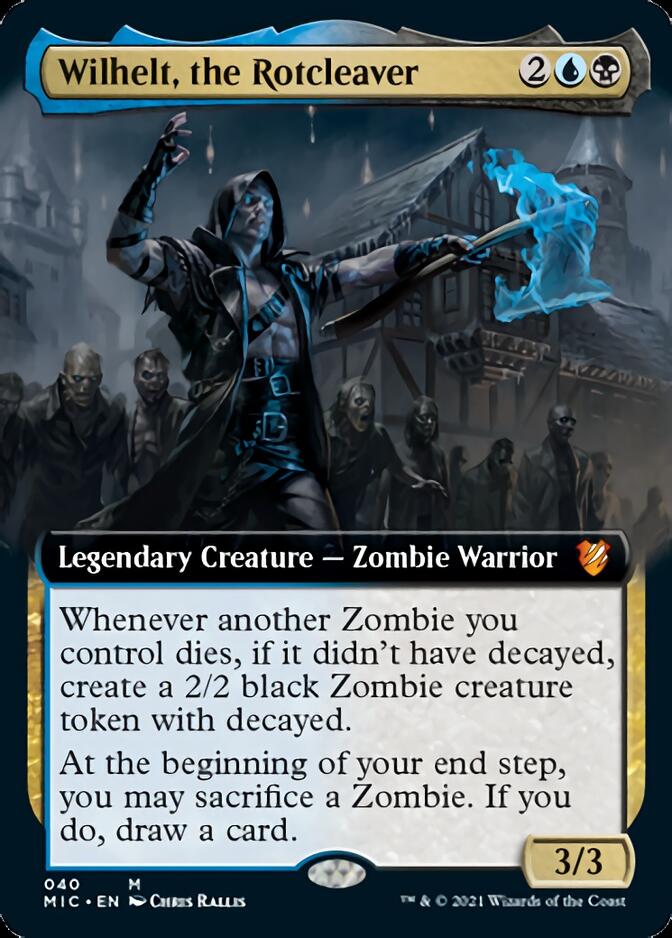 Wilhelt, the Rotcleaver (Extended) [Innistrad: Midnight Hunt Commander] (MIC 40)