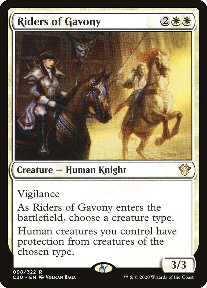 Riders of Gavony [Commander 2020] (C20 98)