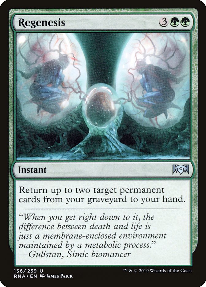 Regenesis [Ravnica Allegiance] (RNA 136)