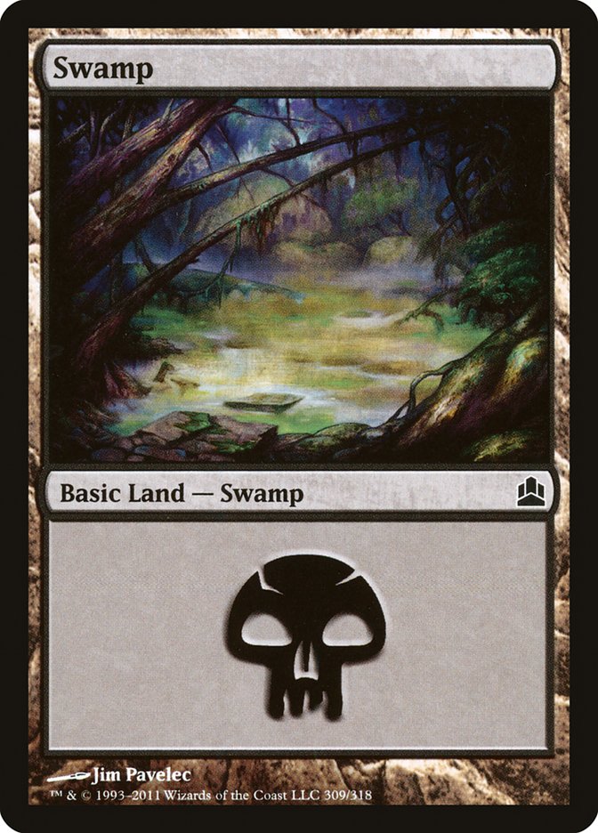 Swamp (#309) [Commander 2011] (CMD 309)