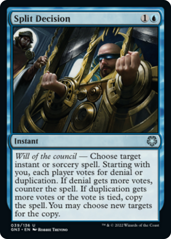 Split Decision [Game Night 2022]