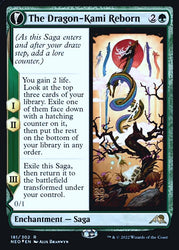 The Dragon-Kami Reborn // Dragon-Kami's Egg [Kamigawa: Neon Dynasty Prerelease Promos] (PNEO 181)