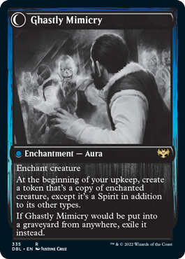 Mirrorhall Mimic // Ghastly Mimicry [Innistrad: Double Feature] (DBL 335)