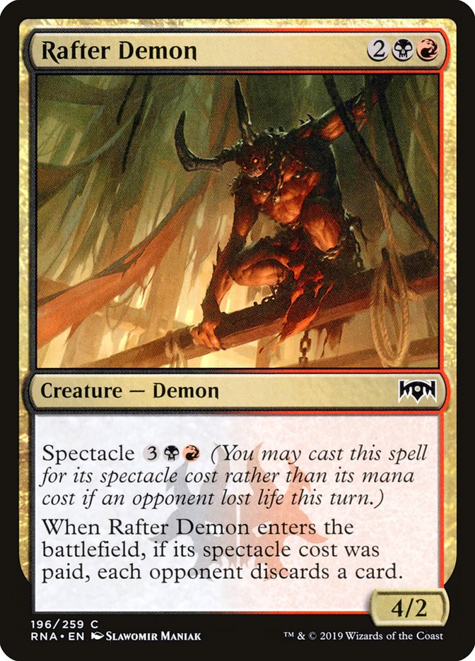 Rafter Demon [Ravnica Allegiance] (RNA 196)