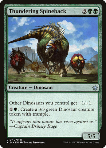 Thundering Spineback [Ixalan] (XLN 210)