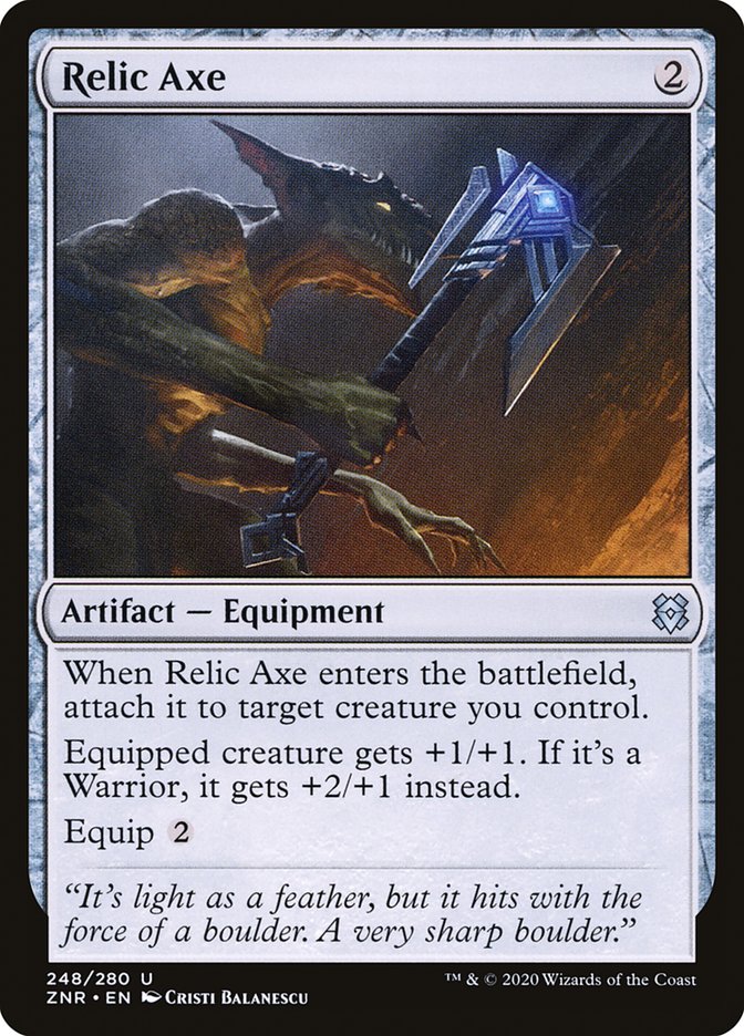 Relic Axe [Zendikar Rising] (ZNR 248)