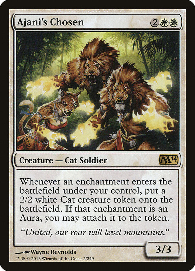 Ajani's Chosen [Magic 2014] (M14 2)