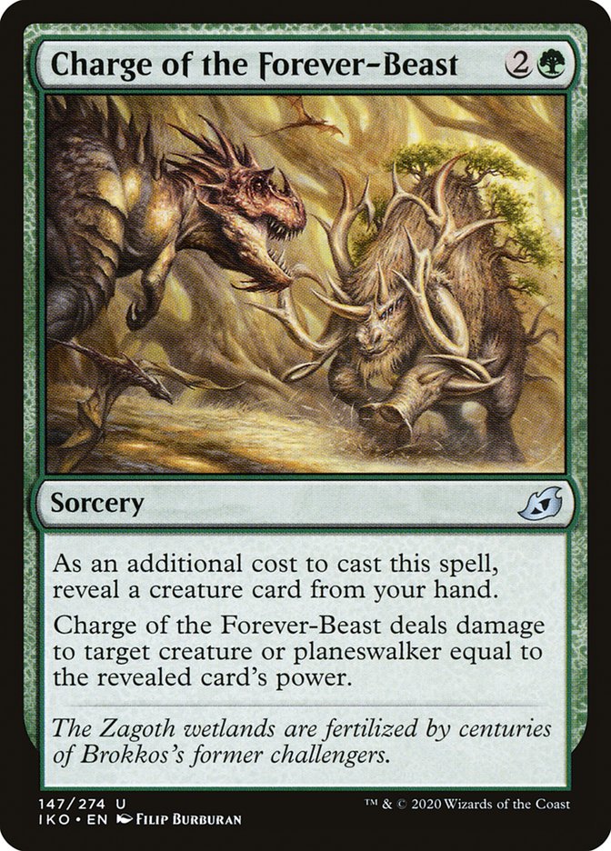 Charge of the Forever-Beast [Ikoria: Lair of Behemoths] (IKO 147)