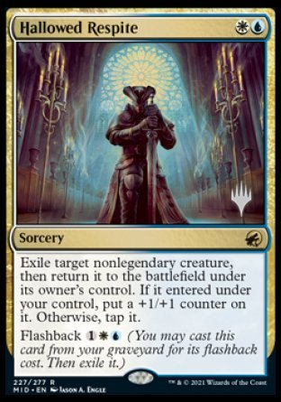 Hallowed Respite (Promo Pack) [Innistrad: Midnight Hunt Promo Pack] (PMID 227)