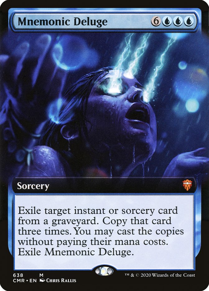 Mnemonic Deluge (Extended Art) [Commander Legends] (CMR 638)