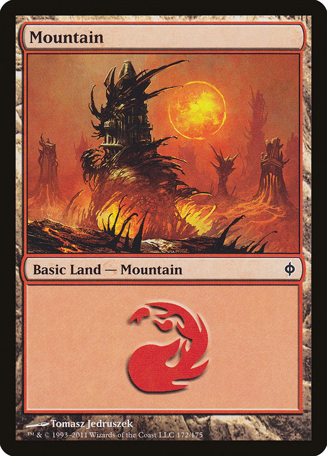 Mountain (#172) [New Phyrexia] (NPH 172)