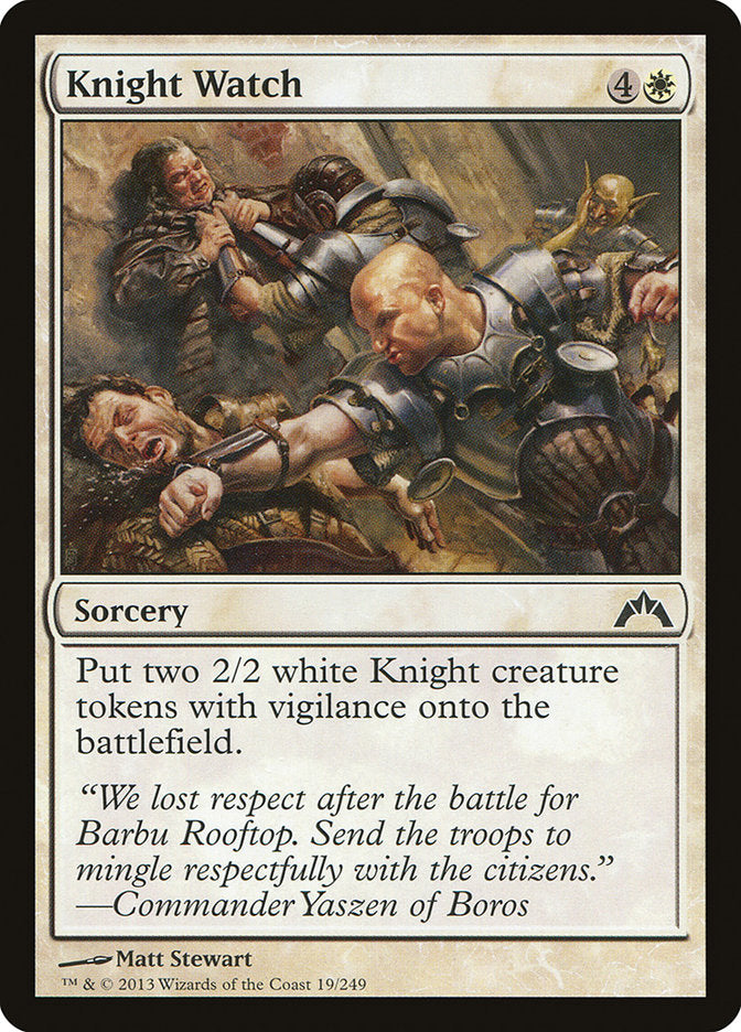 Knight Watch [Gatecrash] (GTC 19)