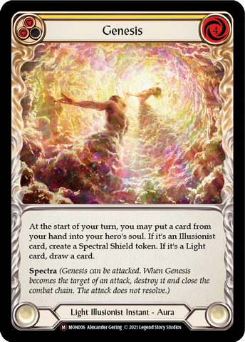 Genesis (Rainbow Foil) [U-MON006-RF] Unlimited Rainbow Foil