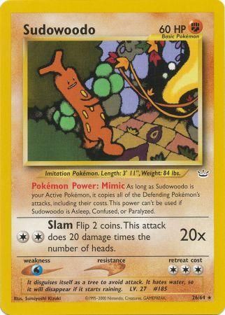 Sudowoodo (26/64) [Neo Revelation]