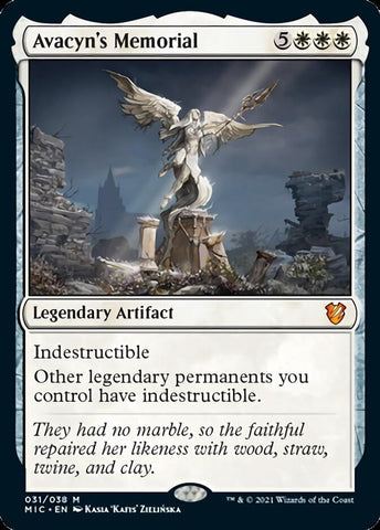 Avacyn's Memorial [Innistrad: Midnight Hunt Commander] (MIC 31)