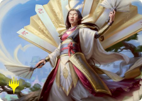 Imperial Subduer Art Card (Gold-Stamped Signature) [Kamigawa: Neon Dynasty Art Series] (ANEO 2)