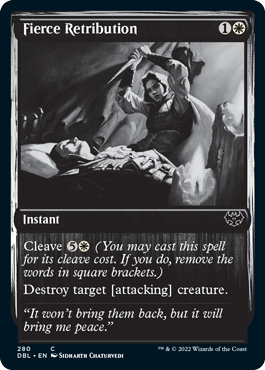 Fierce Retribution [Innistrad: Double Feature] (DBL 280)