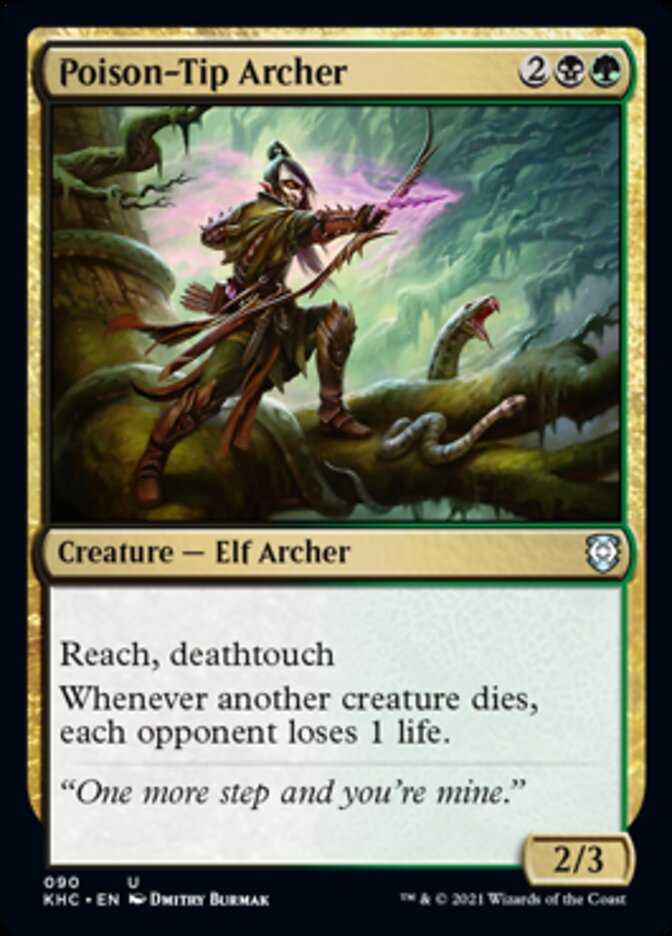 Poison-Tip Archer [Kaldheim Commander] (KHC 90)
