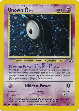 Unown [A] (14/75) [Neo Discovery]