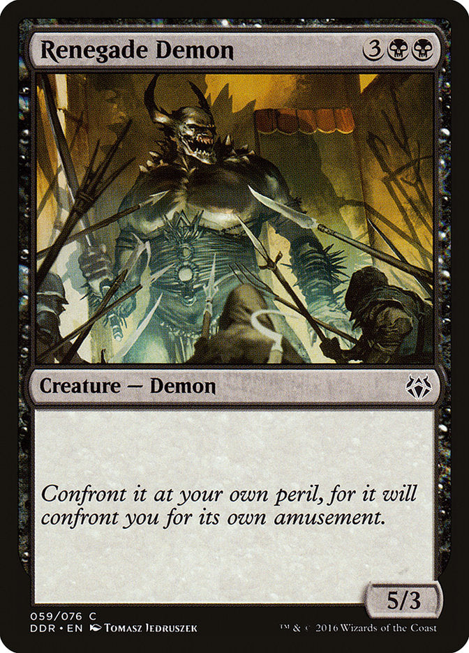 Renegade Demon [Duel Decks: Nissa vs. Ob Nixilis] (DDR 59)